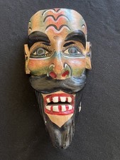Vintage Mexican Folk Art Wooden Dance Mask 10
