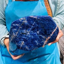 7.39LB Large Natural Blue Vein Stone Quartz Crystal Mineral Healing Sample 5904 picture