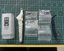 Titanium EDC Folding Knife Handle Replaceable Blade Paper Cutter Tool picture