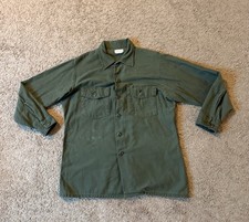 US Army OG-107 70s Fatigue Shirt, Dated 1974 Size 16 1/2 x 32 picture