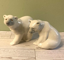 LLADRO Spain Polar Bear Figures ~ picture