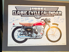 Motorcycle Classics 1988 Calendar Indian Harley-Davidson Triumph Ducati BMW BSA picture