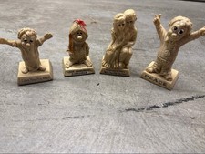 Vintage 1970s Sillisculpts Figurines Lot of 4 I Love You This Much Peace Knight picture