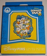 Disney Donald Duck 90th Anniversary Limited Edition Through the Years Jumbo Pin picture