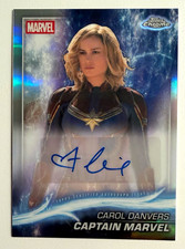 2025 Topps Marvel Studios Chrome Captain Marvel Brie Larson Autograph AA-BL picture