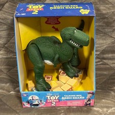 Thinkway Toy Story 2 Talking Rex Room Guard Motion Sensor Figure Unused picture