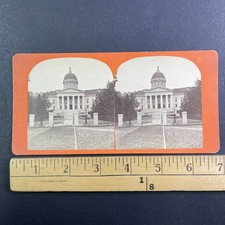 Vermont State House Montpelier Stereoview L.G. Burnham 1870s Architectural picture