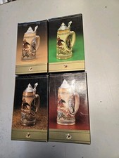 Lot Of 4 Tomorrow's Treasures Anheuser-Busch Limited Edition Lidded Steins picture