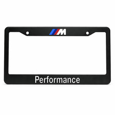 BMW M Performance 12x6 in Car License Plate Frame US Standard Aluminum Metal picture