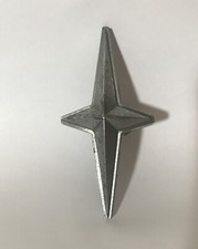 Vintage Pontiac Star Molding Emblem Fender Metal Emblem 1954-1958 USA picture