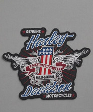 Vintage Motorcycle Embroidered Patch Biker Jacket Vest USA Wings Shield Badge picture