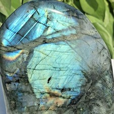 849g Natural Rare Flash Blue Labradorite Quartz Crystal Mineral Specimen Healing picture