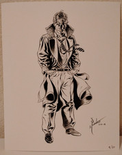 Sandy Plunkett Limited Signed Art Print Marvel Tomb of Dracula Vampire Detective picture