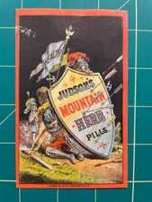 Judson's Mountain Herb Pills trade card - Morristown, NY  - medical picture