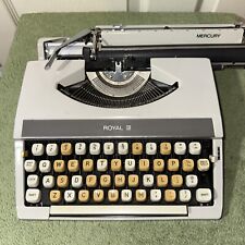 Vintage Royal Mercury Manual Typewriter with Case picture