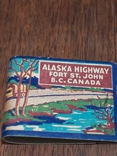 Rare Full Unstruck Alaska Highway Fort St. John Matchbook picture