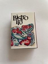 Bistro 110 Restaurant Matches Match Box Vintage Full Unstruck Chicago picture