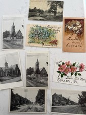 Antique Postcards Lot Vintage American Cities & Towns 1900s LINCOLN EPHRATA PA picture