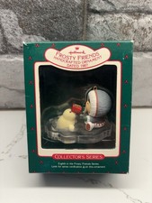 Vintage 1987 Hallmark Keepsake Christmas Ornament Frosty Friends Series #8 picture
