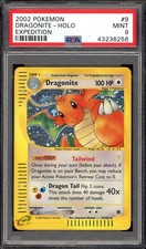 Dragonite Holo 9/165 PSA 9 Expedition Pokemon Mint Swirl picture
