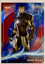 Topps 2025 Topps Chrome Marvel Phase One #1 Iron Man Tony Stark 55/76 picture