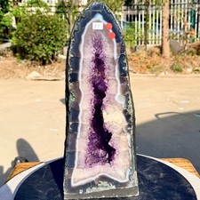24.2LB Natural Beauty Amethyst Agate Crystal Cave Cathedral Specimen picture