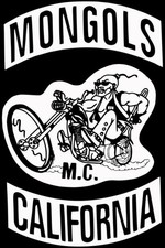 MONGOLS Motorcycle Club MC Biker Iron On Large Patch Rockers for Vest Cut Jacket picture