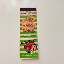 Morrison's Cafeterias Shreveport LA Vintage Pop-Up Matchbook Cover TMB57-1 picture