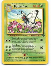 POKEMON CARD BUTTERFREE 33/64 NO 012 BUTTERFLY POKEMON TCG CCG picture