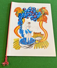 Menu Chapter 366 - Château du Clos Peugeot - 29/11/1969 - Illustrated by GUS picture