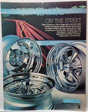 1978 Cragar Wheel SS/T Spoke Slick Dish Chrome Original Print Ad Retro 70s picture