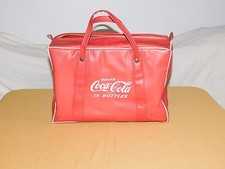VINTAGE DRINK COCA COLA IN BOTTLES PLASTIC TRAVEL PICNIC BAG picture