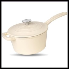 Enameled Cast Iron Saucepan picture