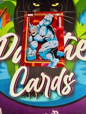 2026 Topps Chrome Marvel Sapphire RHINO Red /5 SSP Spider-Man Villain picture