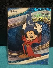 2025 Topps Chrome Disney #190 Sorcerer's Apprentice Blue Mini Diamond 28/150 picture