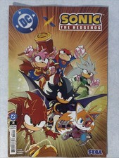 DC x Sonic the Hedgehog #3 Cover A Pablo M Collar 1st Print DC Comics 2025 picture
