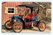 1912 Brush Runabout Automobile John Hine Pontiac San Diego Pennzoil Postcard D2 picture