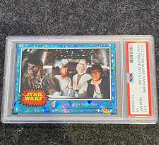 Topps 2022 Star Wars Sapphire #31 Sighting the Death Star Graded Card picture