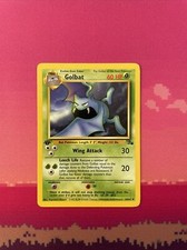Pokemon Card Golbat Fossil 1st Edition Uncommon 34/62 NM picture