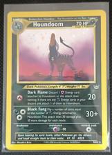 Pokemon Houndoom #8/64 Neo Revelation Holo Rare - ENG - Vintage Cards picture