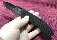 CQC-8K KS6044TBLK  Textured Black Grip, Tanto, Sharp Blade From Kershaw-Emerson picture