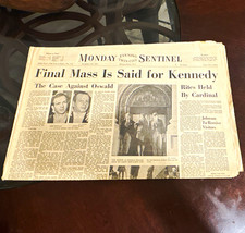 Monday Sentinel - Evening Twin City: Final Mass Is Said for John F. Kennedy picture
