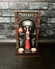 Hecate Triple Moon Goddess Statue Pagan Altar Witchcraft Decor Figure picture