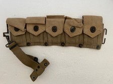 WW1 Ammunition Belt Only One Side picture