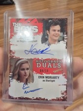 2025 Upper Deck Skybox The Boys Moriarty Starlight + Jack Quaid Dual Auto 04/10 picture