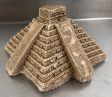 Mayan Aztec Mesoamerican Pyramid of the Sun Moon Tan Ceramic picture