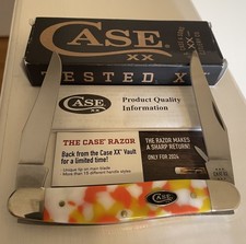 DISCONTINUED  NIB CASE XX MUSKRAT CANDY CORN POCKET KNIFE 2024 RARE picture