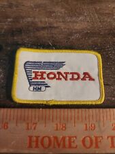 Vintage Honda Sew On Embroidered Patch Rectangular  picture