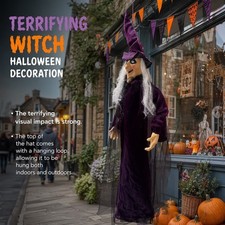 Life‑Size Standing Halloween Witch Decoration picture
