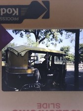 Vintage Travel 35mm Slide Photo Street Scene Tuk Tuk India Delhi  1986 Kodak picture